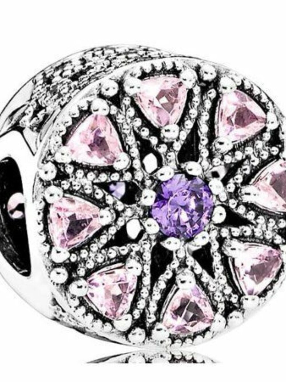 CLEARANCE .... NWOT Pandora Shimmering Medallion Charm ONLY 1